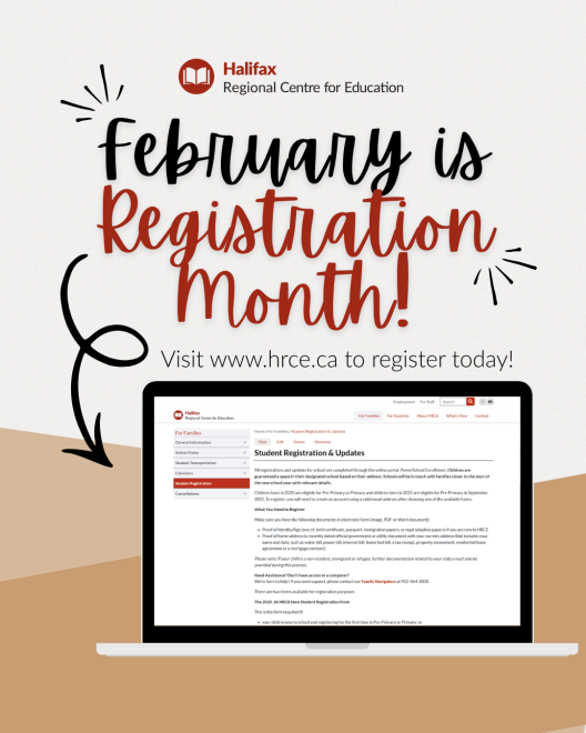 February if Registration Month!